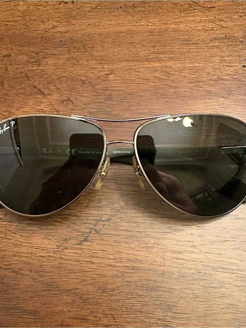 Carbon Fibre - RB8313 004/N5 61-13 - Polished Gunmetal - Green Polarized